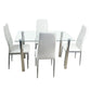 Dining Table Set Tempered Glass Dining Table Set