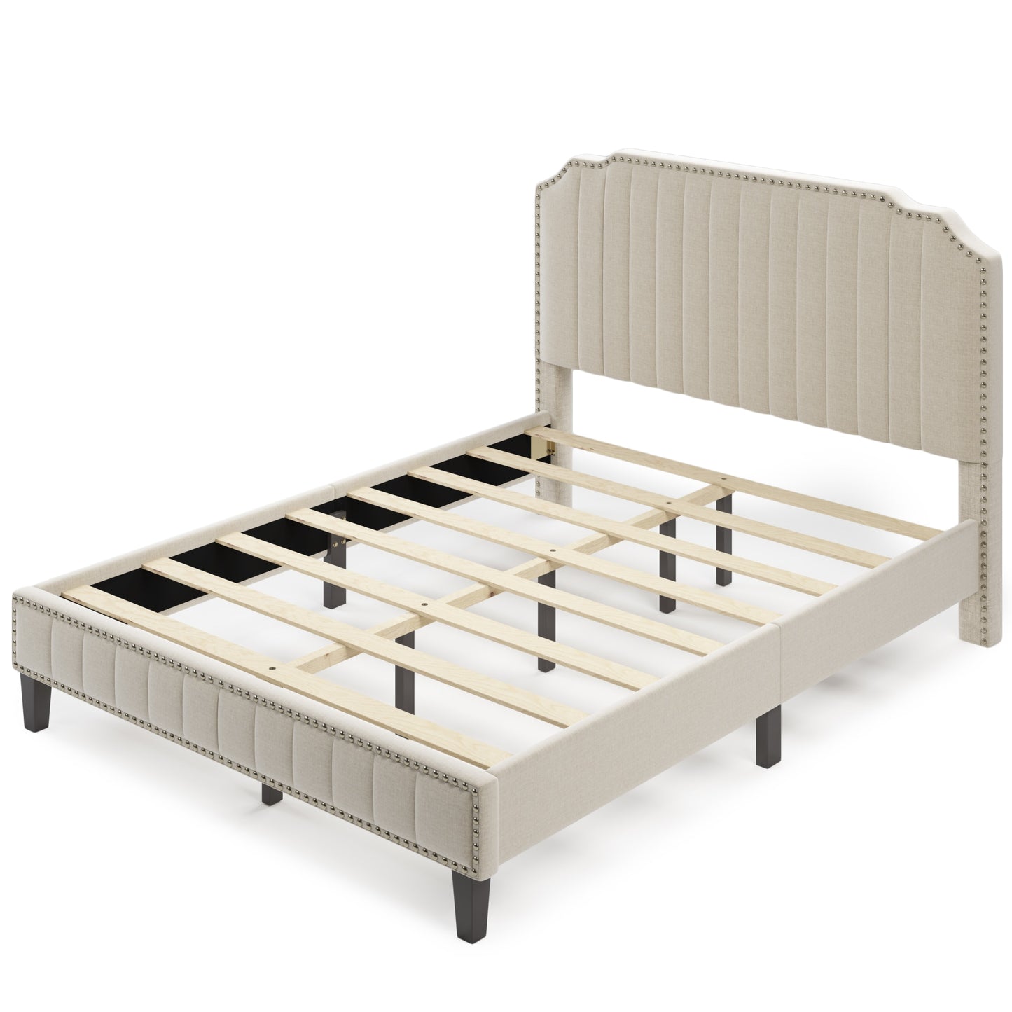 Platform Bed  Solid Wood Frame